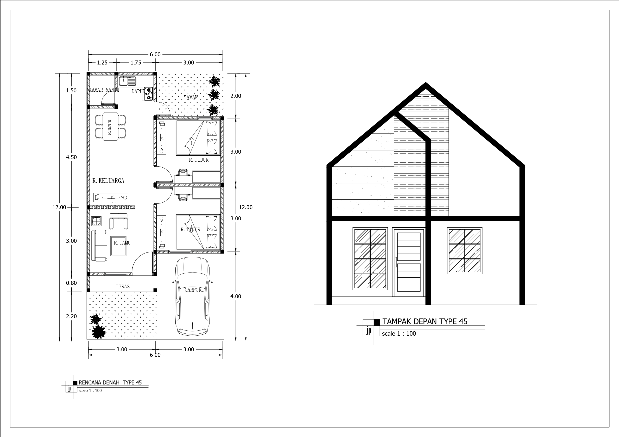 Citra Griya Panjen Tipe 45